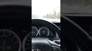 Расход топлива Хонда Аккорд 8 - 160 км/ч | Honda Accord Tourer 8