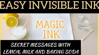 4 Ways to Make Invisible Ink | Science Experiment | Making Invisible Ink | Trisha and Kavyas diary
