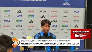 Argentina no pudo con Marruecos en la final Sub 20, Diego Placente