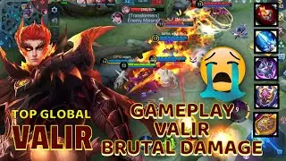 Valir Semi Tank! Burning War Moment | Valir Best Build 2022 | Build Top 1 Global Valir  - MLBB