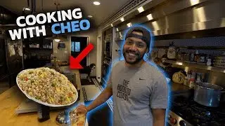 Готовим жареный рис с курицей и сыром Чео