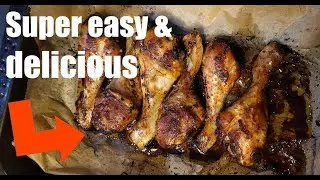 SWEET CHILI BBQ CHICKEN DRUMSTICKS IN AIR FRYER | SUPER EASY UND FAST
