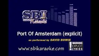 Karaoke-David Bowie-The Port of Amsterdam (SBI Karaoke)