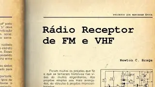 Rádio receptor de FM e VHF (VAM152)