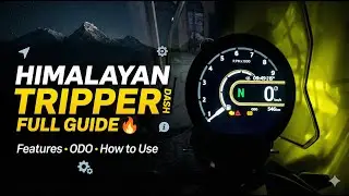 Royal Enfield Himalayan Tripper Dash Explained | ODO Meter, Features & How to Use 🔥