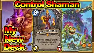 Control Shaman I Made For Bomb Warriors And Face Decks To Stop | Scholomance Academy | Hearthstone