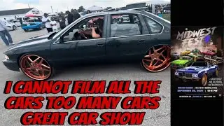 Midwest Fest car show Indianapolis, Indiana, too many cars to record ￼