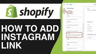 How To Add Instagram Link On Shopify (2024)