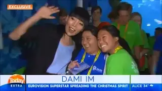 Dami Im surprise kids from Sony's foundation Childrens Holiday Camps