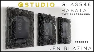 Artist Jen Blazina discusses process. Habatat Direct launching on May 8th 2020 on www.Glass48.com.