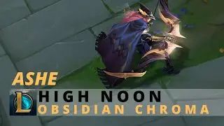 High Noon Ashe Obsidian Chroma - League Of Legends