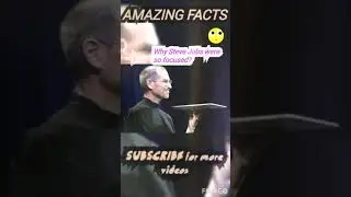 How Steve Jobs was so focused? #Shorts #hindi