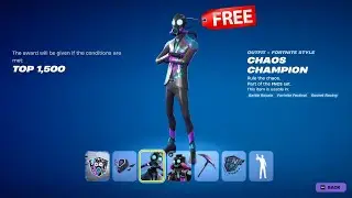 How to Get CHAOS CHAMPION SKIN for FREE in Fortnite Chapter 7! (EASY)