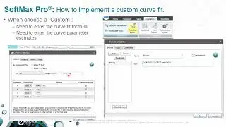 How to apply custom curve fit in SoftMax Pro