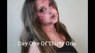 Day One Of Thirty One Days Of Halloween Makeup | LOVE HAILEY