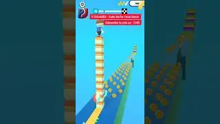 Cube Surfer Food 🤪 #Game Level 10 #Gameplay #shorts #cubesurfer #surfergame