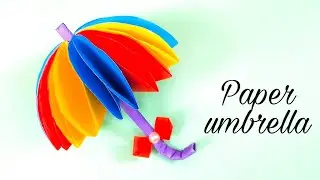 DIY Paper Umbrella / How To Make Beautiful Paper Umbrella / Paper Craft