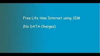 Life time free internet | No Data Charges