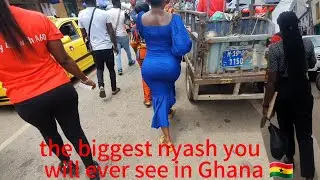 MarketPlace tour out of control Ghanaian girl steal the spotlight with her big nyash- must watch 🇬🇭 