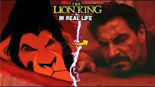 🦁 The Lion King in REAL LIFE | Scar&rsquo;s Death Scene Reimagined (1994 vs AI)
