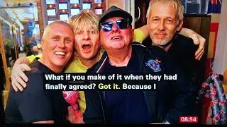 Zac Starkey on BBC Breakfast TV talking about his new single and the sacking or Zacking from The WHO