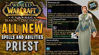 ALL NEW Priest Class Spells and Abilities in Classic WoW Season of Discovery