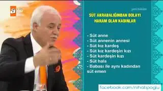 Süt Akrabalığından Dolayı Haram Olan Kadınlar