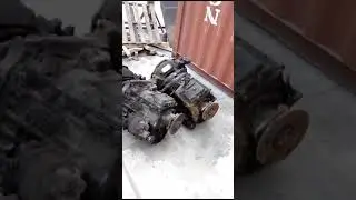 used Daewoo auto parts container from south Korea