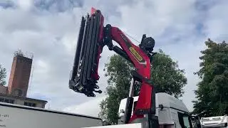 MAN-TGS mit HydroDrive - 4-Achser-Pritsche mit Ladekran hinter Fahrerhaus (2023)