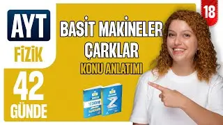 Basit Makineler - Çarklar - Kasnak - Dişli - Vida Hareket ve Kuvvet | 42 günde AYT Fizik 18.gün
