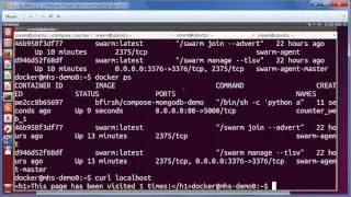 Docker Multihost networking with Compose and Swarm