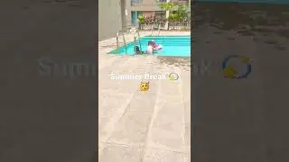 Enjoying the Summer Days| Learning Swimming 😊