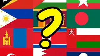 Asia Flag Quiz | Guess the National Flag | Part 2