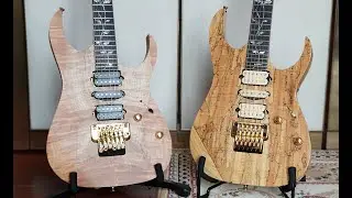 Ash vs Mahogany - Ibanez J Custom RG8570NT SP vs RG8570ZXX