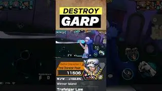 New Winner Island Trafalgar Law VS EX Garp 🥶🥶 One Piece Bounty Rush #opbr