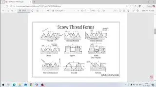 Uses and terminology of threads #engineeringdrawing #threads