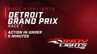 RACE HIGHLIGHTS // 2022 INDY LIGHTS DETROIT GRAND PRIX RACE 1