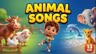 Ultimate Animal Songs: Farm, Food & Ocean! 🐮🦁🐬 &mdash; Learn Animal Sounds, Diets & Dance