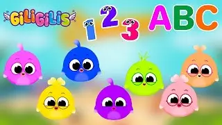 Learning Shapes, Colors, Animals, Fruits Through Learning Videos For Toddlers With Little Giligilis