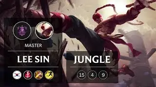 Lee Sin Jungle vs Taliyah - KR Master Patch 9.4