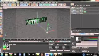 How to make a glowing text effect in Cinema 4D