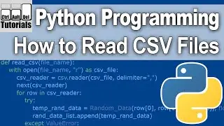 How To Read CSV Files in Python