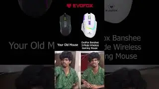 Evofox Banshee 3 Modes Wireless Gaming Mouse that comes with Advanced Optical Sensor.