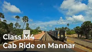 Canadian Class M4 Cab Ride on the Mannar Line in Sri Lanka Railways