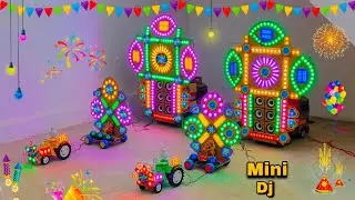 Gauri Ganesh Durga Navratri DIY Mini Road Light Dj | New Radha Krishna Pooja Janmashtami Dj Truck