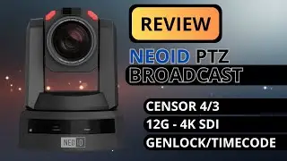 NEOiD PTZ 4K Broadcast Review: Sensor 4/3, 12G-SDI, Genlock/Timecode, PoE++ e ST2110 (SFP+)