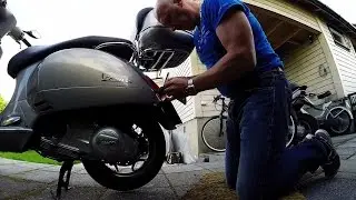 Motorcycle/scooter strobe/flashing brake light + emergency indicators GS 100 A led mirrors