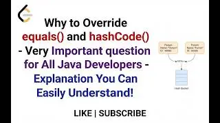 Why to Override equals() and hashCode() method  - Very Important question for All Java Developers