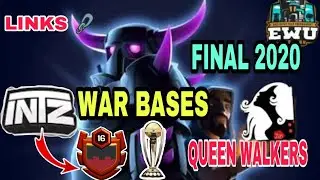 INTZ Final EWU SPORTS War Bases2020+Links. QueenWalkers and INTZ War Bases+Links. Clash Of Clans.