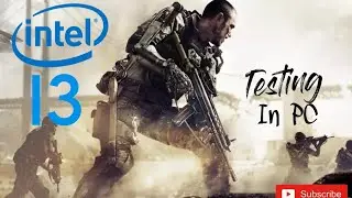 Call of Duty advanced warfare test in low end PC Intel I3 4K 720 FPS gameplay